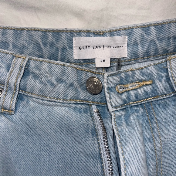 Light Denim Grey Lab Jeans - Picture 2 of 4